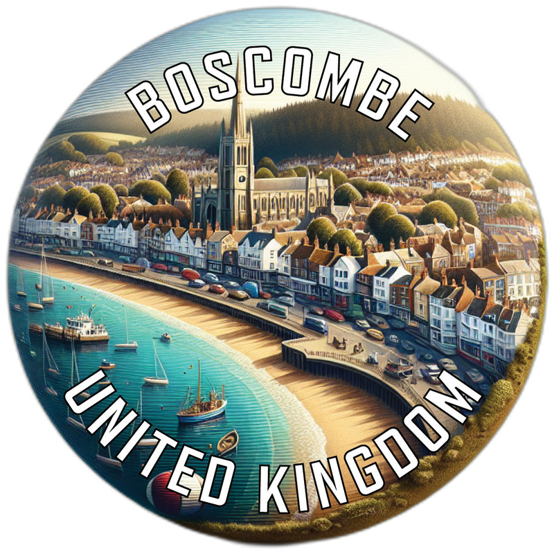 Boscombe United Kingdom Souvenir Vinyl Decal Sticker 2-Inch