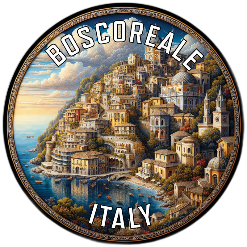 Boscoreale Italy Souvenir Die Cut Flat Magnet 6-Inch