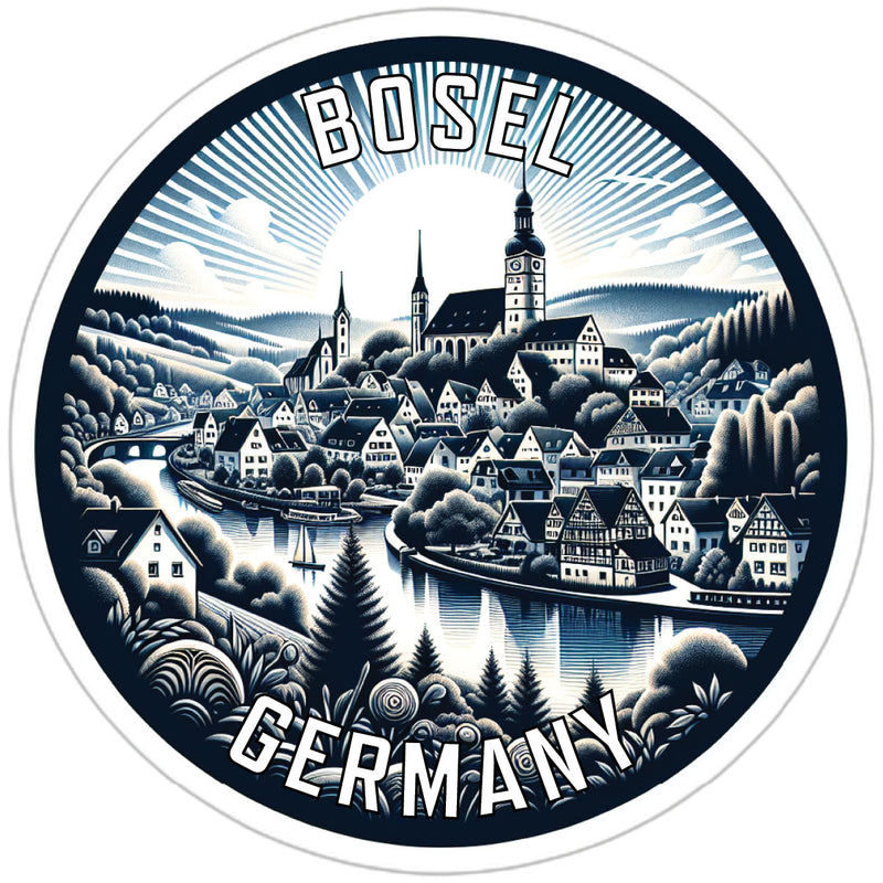 Bosel Germany Souvenir Die Cut Flat Magnet 2-Inch