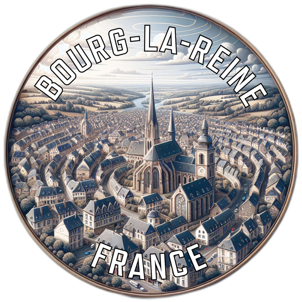 Bourg la Reine France Souvenir Vinyl Decal Sticker 2-Inch