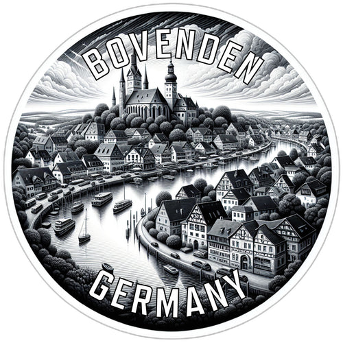 Bovenden Germany Souvenir Die Cut Flat Magnet 6-Inch