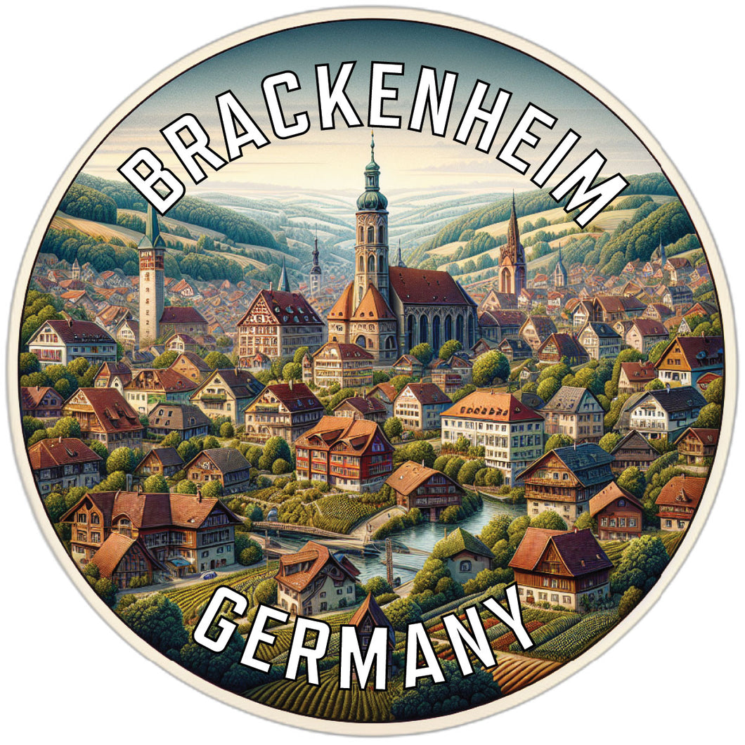 Brackenheim Germany Souvenir Vinyl Decal Sticker 6-Inch