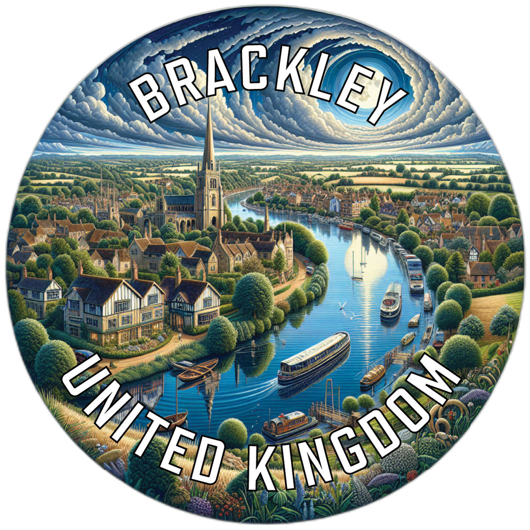 Brackley United Kingdom Souvenir Vinyl Decal Sticker 2-Inch