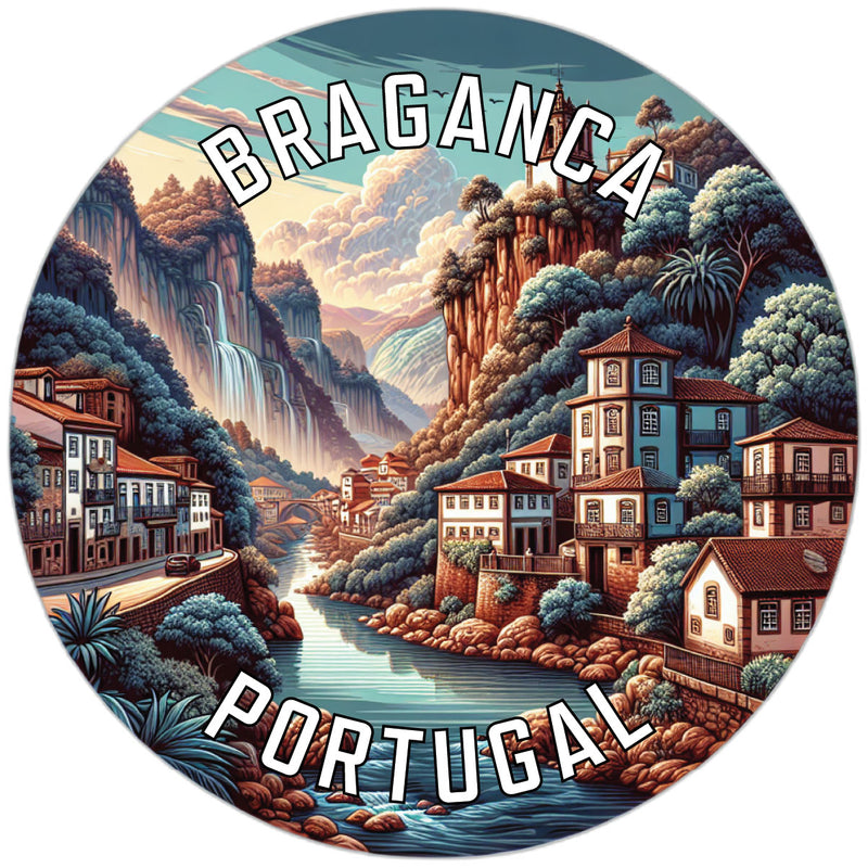 Braganca Portugal Souvenir Die Cut Flat Magnet 6-Inch