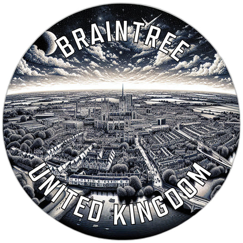 Braintree United Kingdom Souvenir Vinyl Decal Sticker 2-Inch