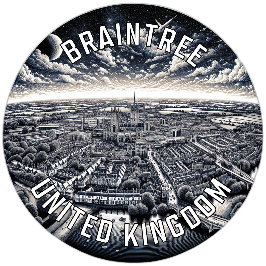 Braintree United Kingdom Souvenir Vinyl Decal Sticker 2-Inch