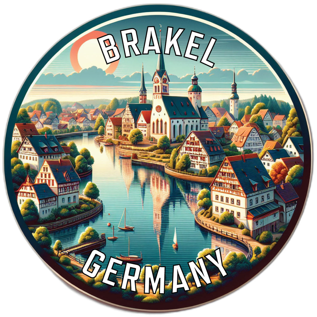 Brakel Germany Souvenir Vinyl Decal Sticker 6-Inch