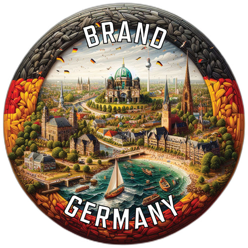 Brand Germany Souvenir Vinyl Decal Sticker 6-Inch