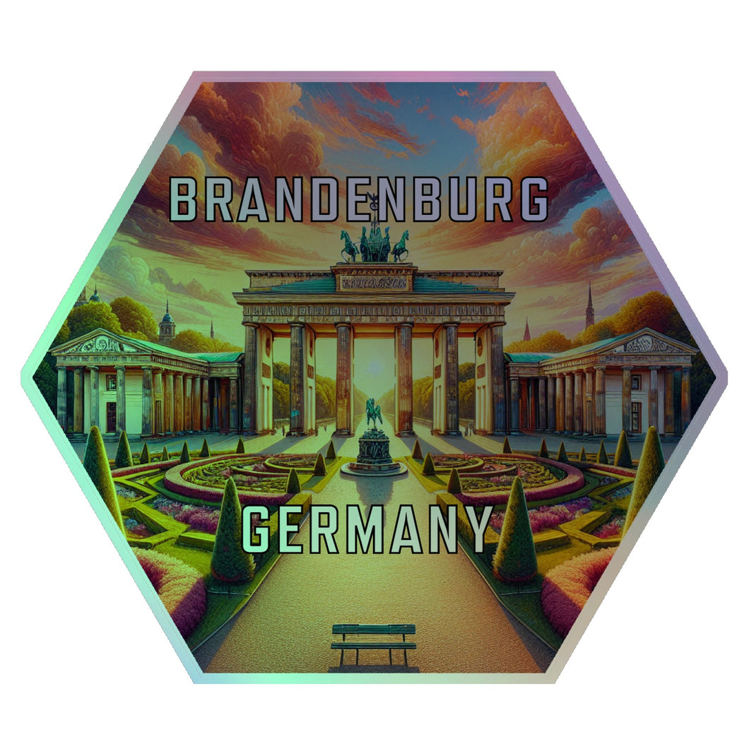 Brandenburg Germany Souvenir Die Cut Flat Magnet 2-Inch