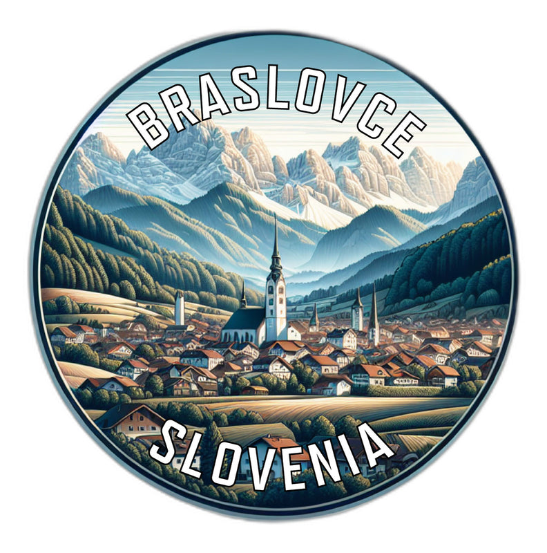 Braslovce Slovenia Souvenir Vinyl Decal Sticker 2-Inch