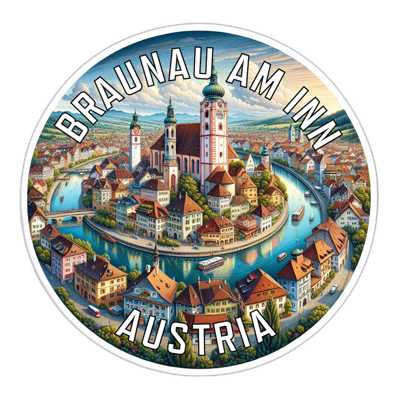 Braunau am Inn Austria Souvenir Vinyl Decal Sticker 2-Inch