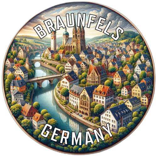 Braunfels Germany Souvenir Vinyl Decal Sticker 6-Inch