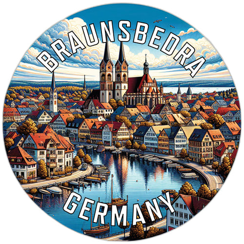 Braunsbedra Germany Souvenir Vinyl Decal Sticker 2-Inch
