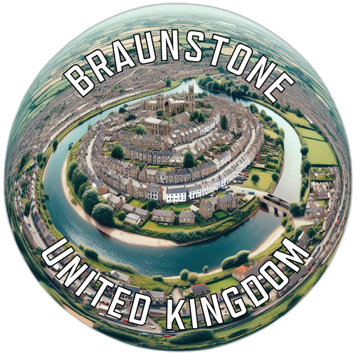 Braunstone United Kingdom Souvenir Vinyl Decal Sticker 6-Inch