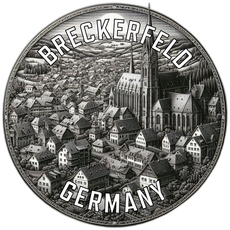 Breckerfeld Germany Souvenir Die Cut Flat Magnet 2-Inch