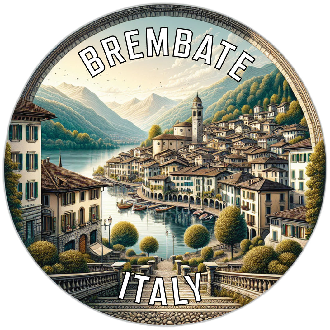 Brembate Italy Souvenir Die Cut Flat Magnet 2-Inch