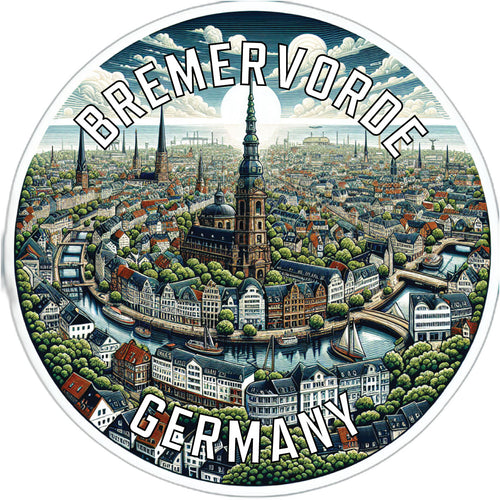 Bremervorde Germany Souvenir Vinyl Decal Sticker 6-Inch