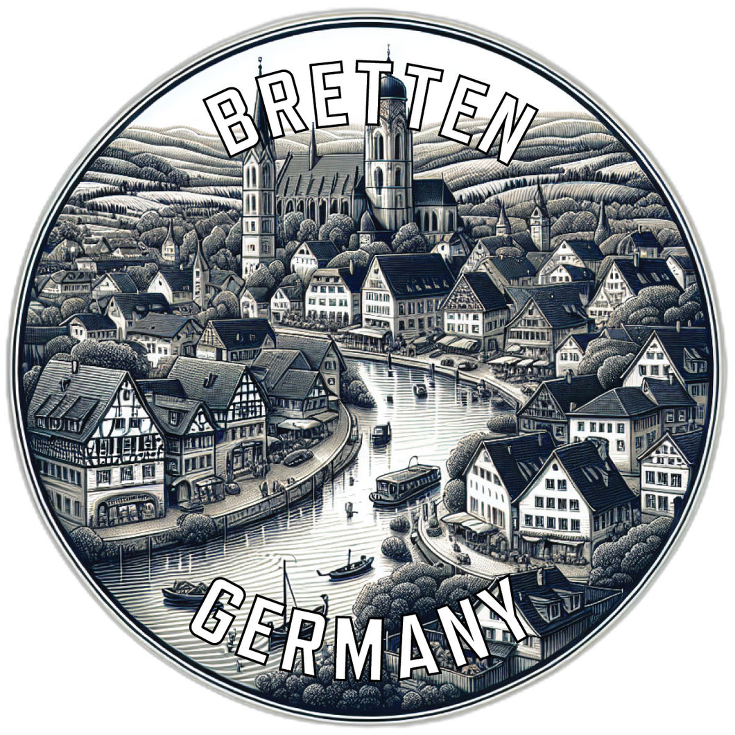 Bretten Germany Souvenir Vinyl Decal Sticker 6-Inch