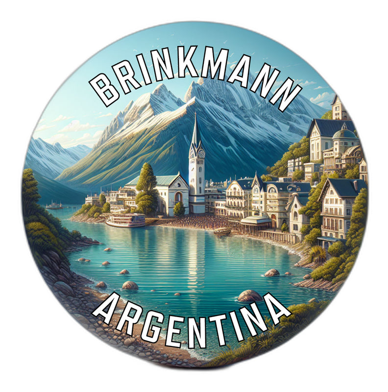 Brinkmann Argentina Souvenir Die Cut Flat Magnet 6-Inch