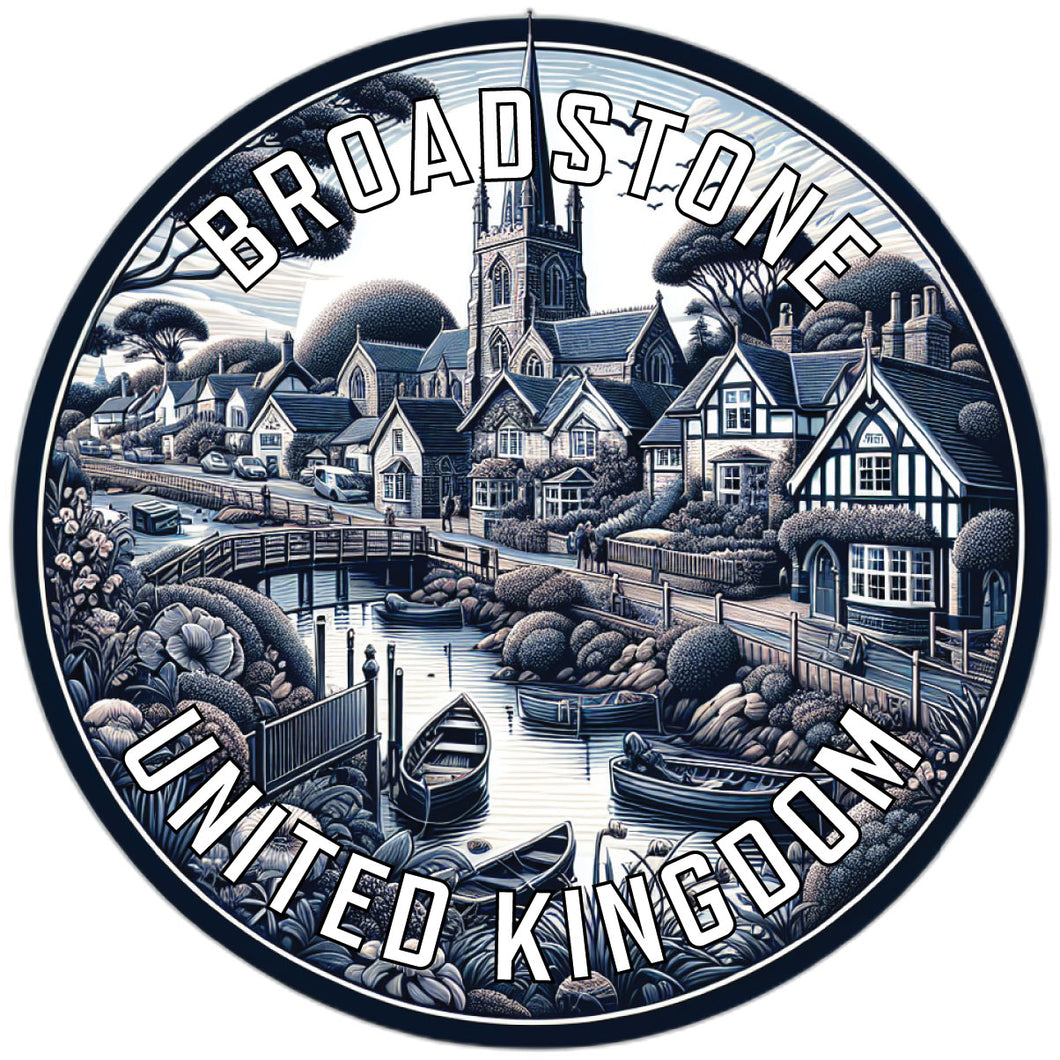 Broadstone United Kingdom Souvenir Vinyl Decal Sticker 6-Inch