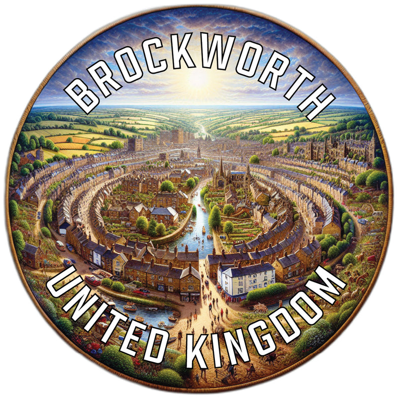 Brockworth United Kingdom Souvenir Vinyl Decal Sticker 2-Inch