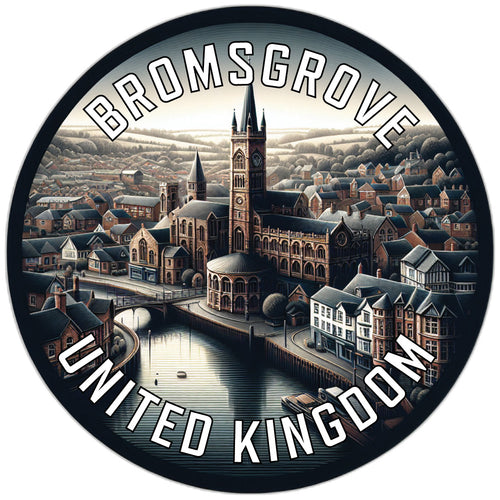 Bromsgrove United Kingdom Souvenir Vinyl Decal Sticker 2-Inch
