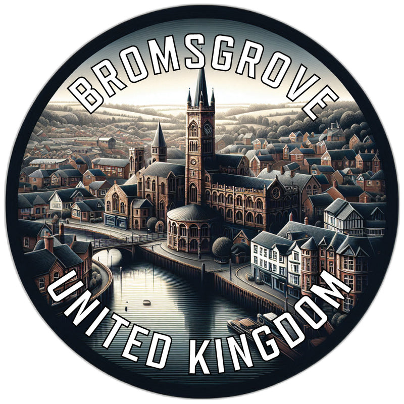 Bromsgrove United Kingdom Souvenir Vinyl Decal Sticker 2-Inch