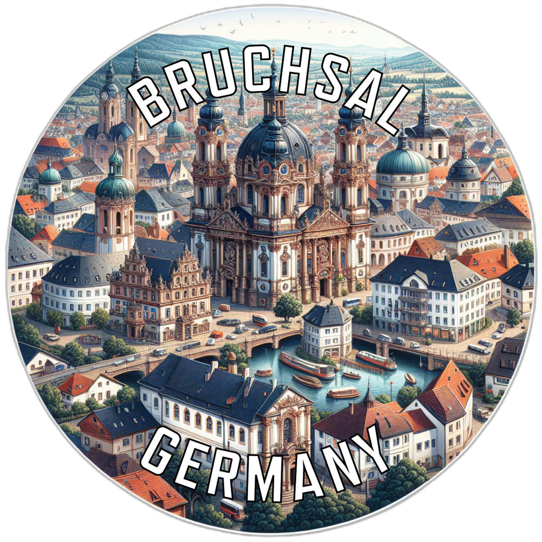 Bruchsal Germany Souvenir Vinyl Decal Sticker 6-Inch