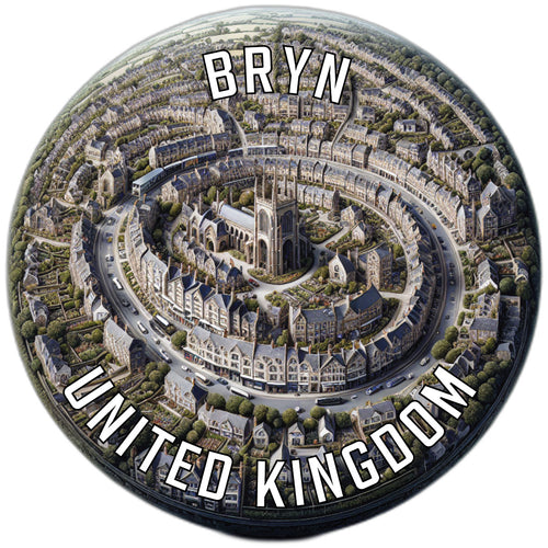 Bryn United Kingdom Souvenir Vinyl Decal Sticker 6-Inch