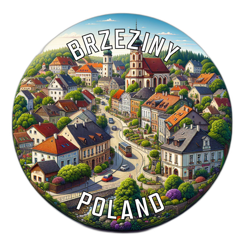 Brzeziny Poland Souvenir Vinyl Decal Sticker 6-Inch