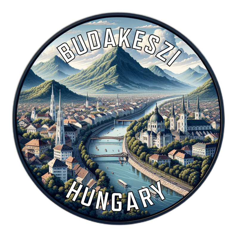 Budakeszi Hungary Souvenir Vinyl Decal Sticker 6-Inch
