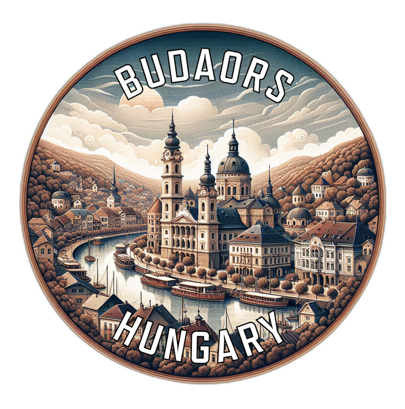 Budaors Hungary Souvenir Vinyl Decal Sticker 6-Inch