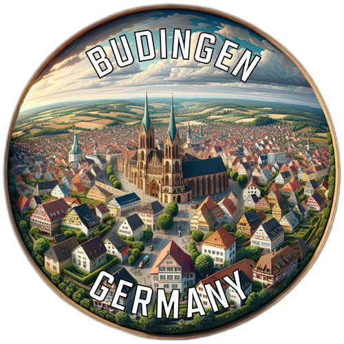 Budingen Germany Souvenir Vinyl Decal Sticker 2-Inch