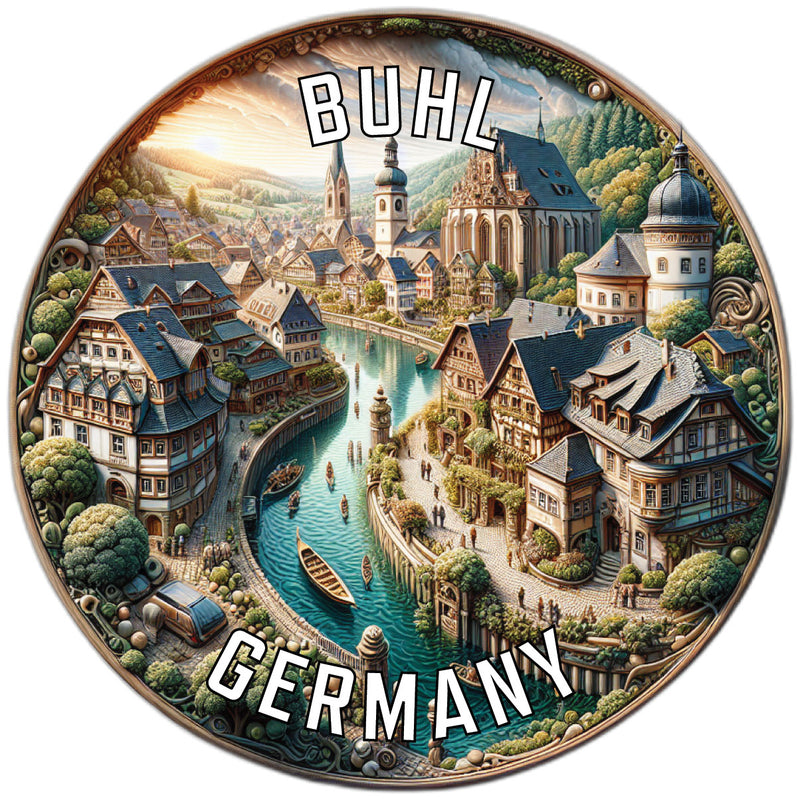 Buhl Germany Souvenir Vinyl Decal Sticker 2-Inch