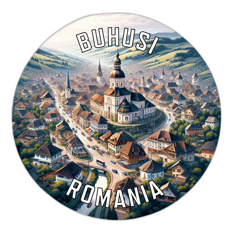Buhusi Romania Souvenir Vinyl Decal Sticker 6-Inch