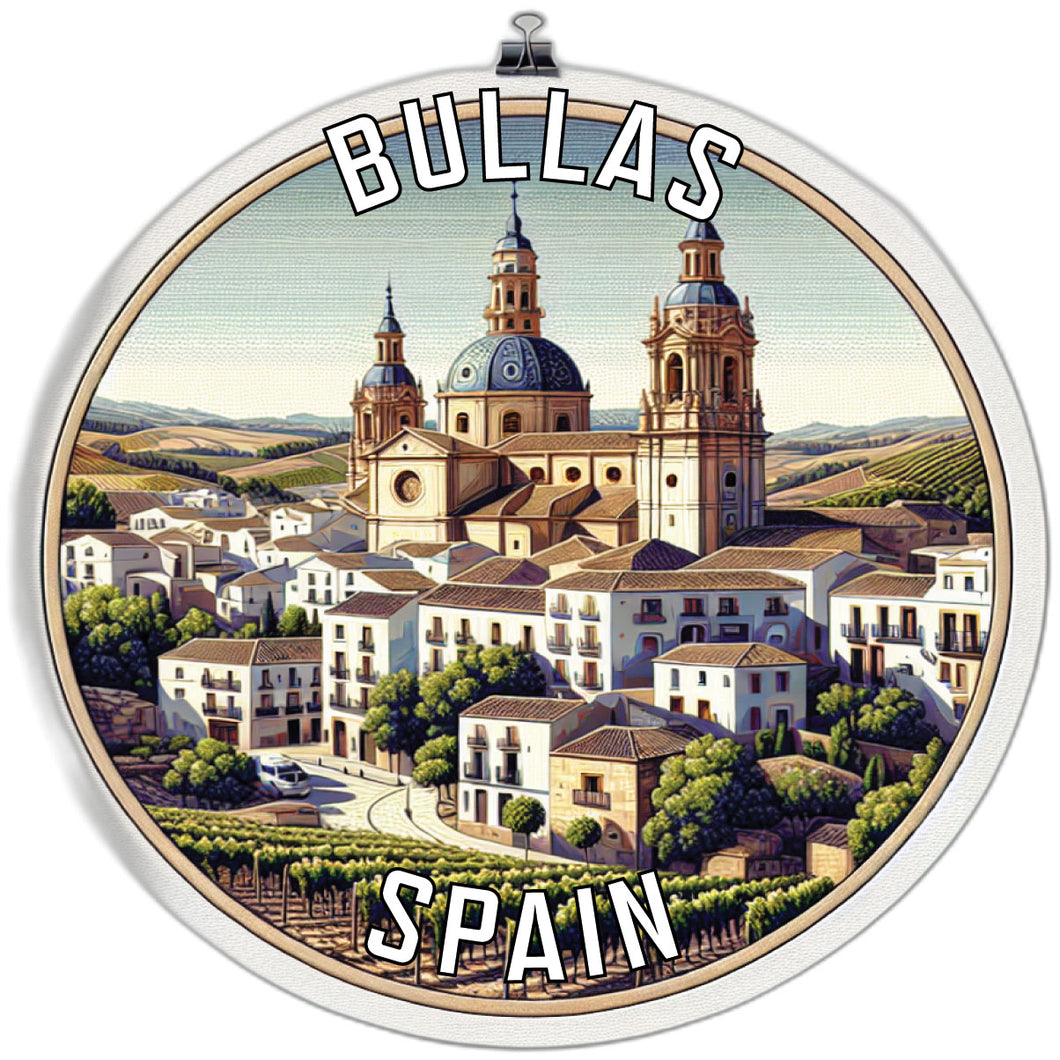 Bullas Spain Souvenir Vinyl Decal Sticker 3-Inch