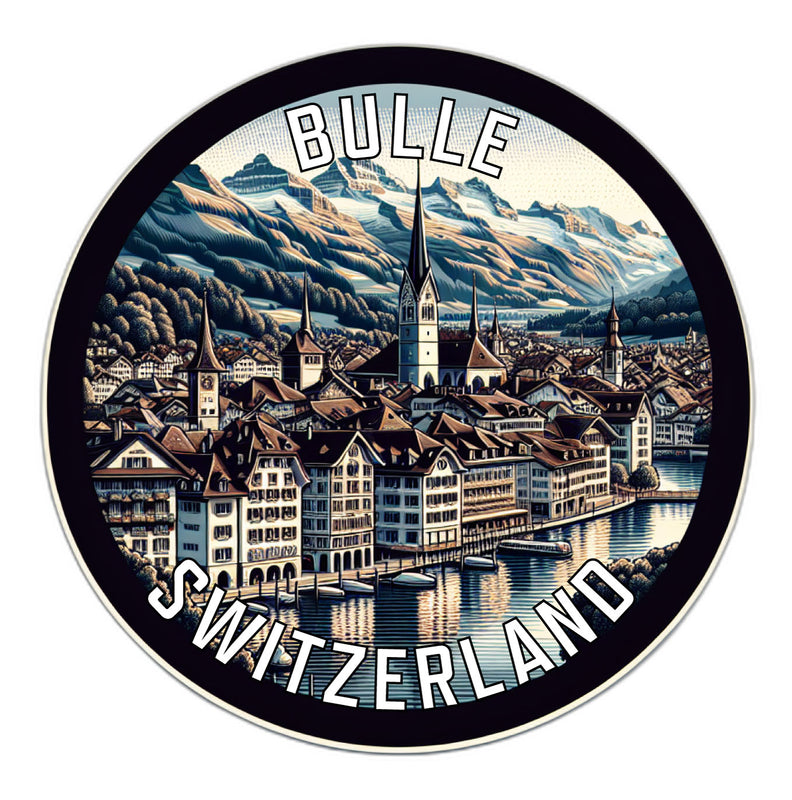 Bulle Switzerland Souvenir Vinyl Decal Sticker 2-Inch