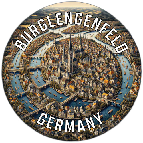 Burglengenfeld Germany Souvenir Vinyl Decal Sticker 2-Inch