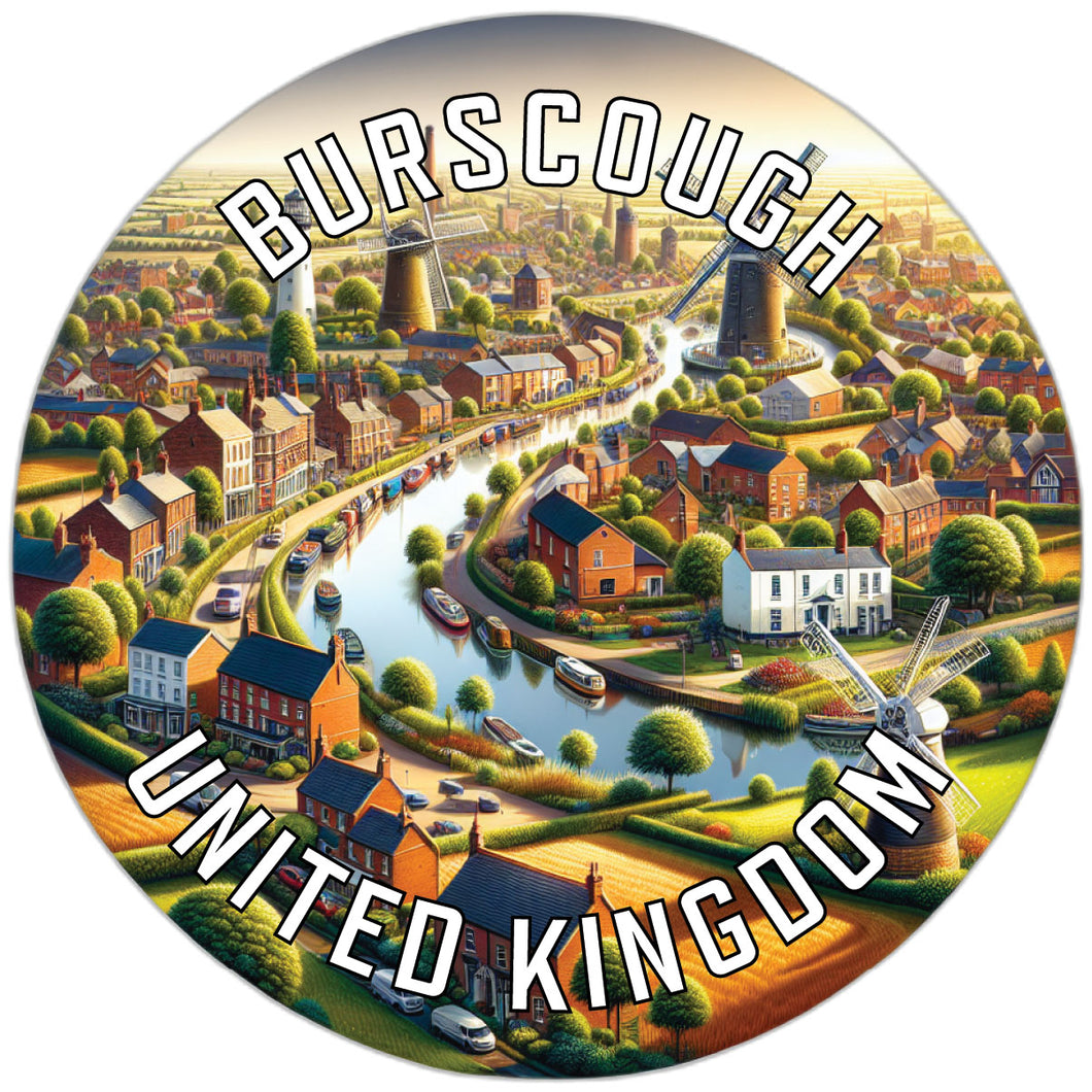 Burscough United Kingdom Souvenir Vinyl Decal Sticker 6-Inch