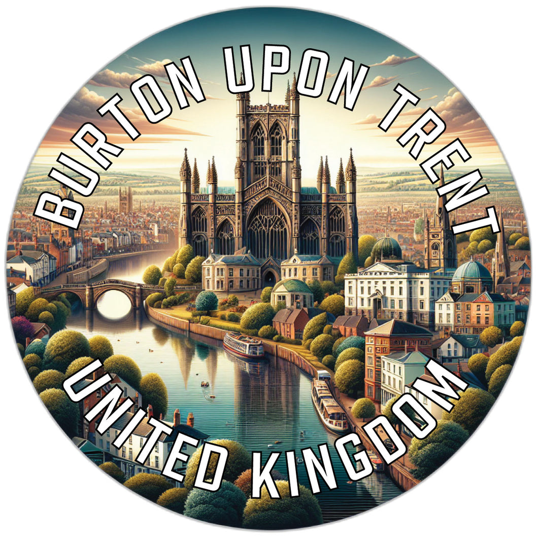 Burton upon Trent United Kingdom Souvenir Vinyl Decal Sticker 6-Inch