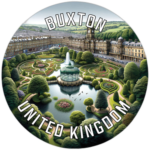 Buxton United Kingdom Souvenir Die Cut Flat Magnet 2-Inch