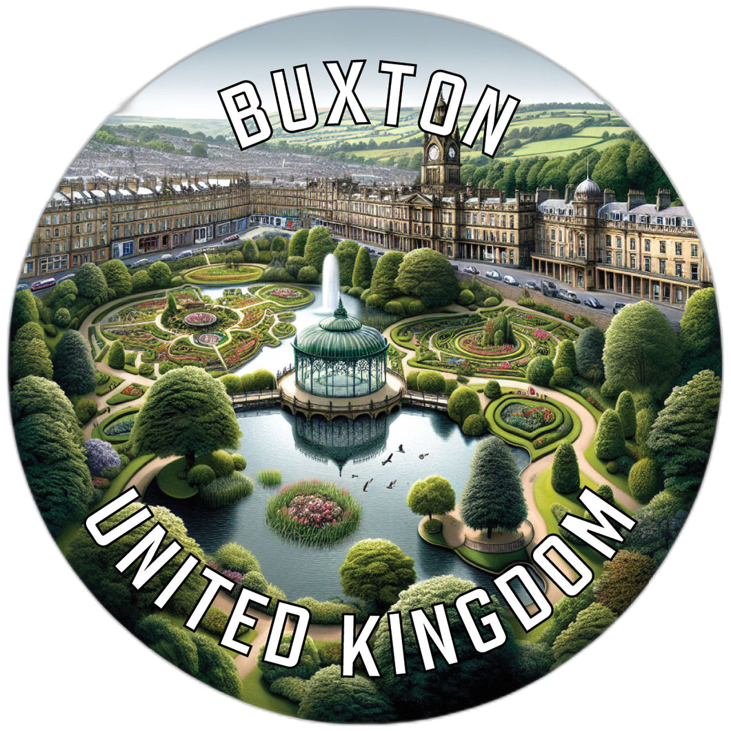 Buxton United Kingdom Souvenir Die Cut Flat Magnet 2-Inch