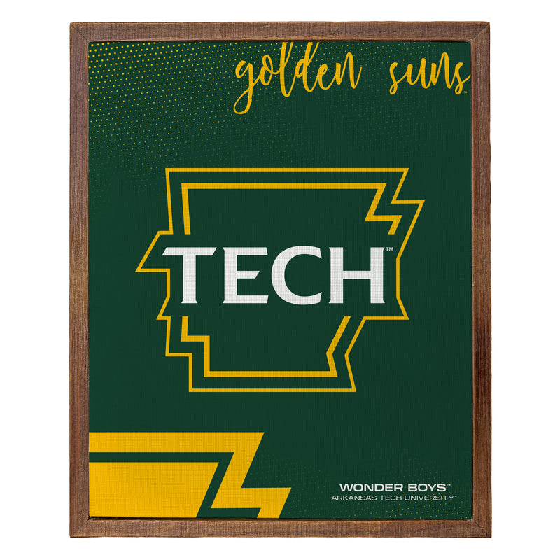 Arkansas Tech University Officially Licensed 8" x 10"-Inches Canvas Frame 
