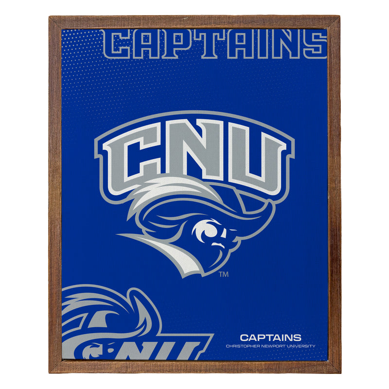 Christopher Newport Captains Officially Licensed 8" x 10"-Inches Canvas Frame 