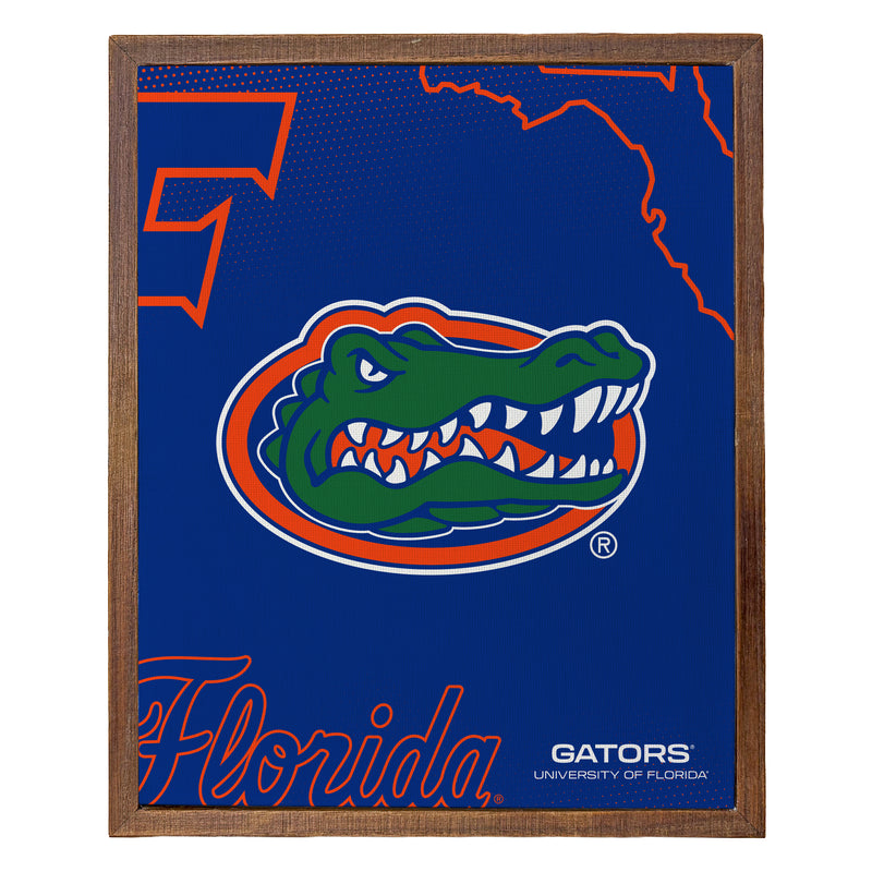 Florida Gators Officially Licensed 8" x 10"-Inches Canvas Frame 