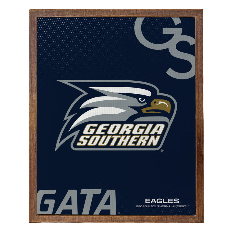 Georgia Southern Eagles Officially Licensed 8" x 10"-Inches Canvas Frame 