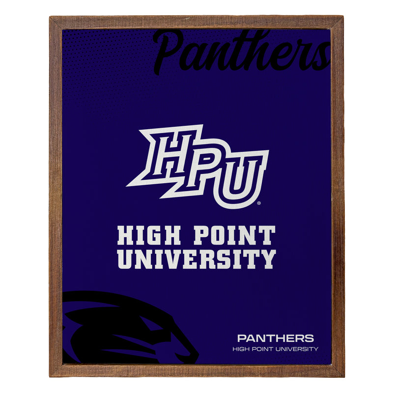 High Point University Officially Licensed 8" x 10"-Inches Canvas Frame 