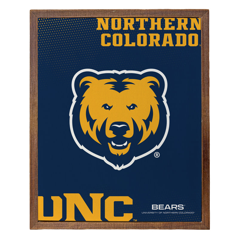 Northern Colorado Bears Officially Licensed 8" x 10"-Inches Canvas Frame 