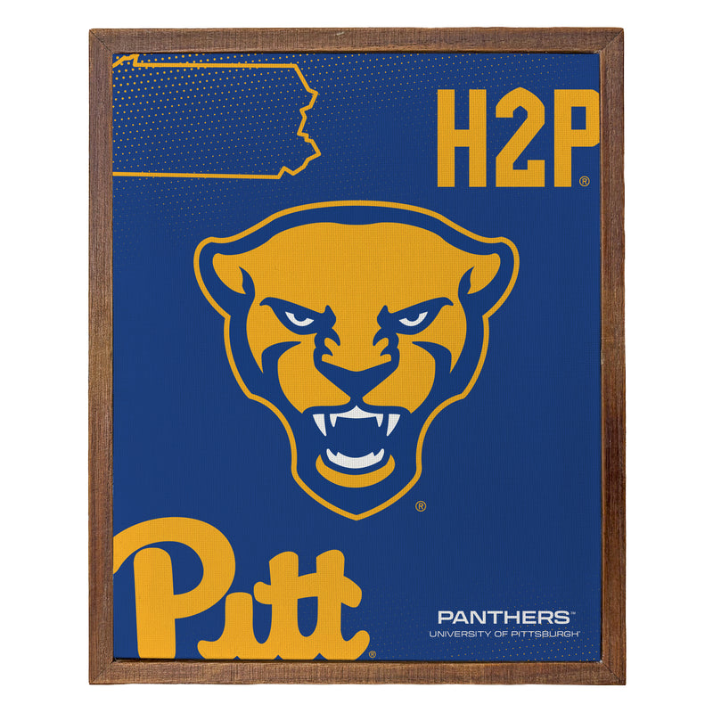 Pittsburgh Panthers Officially Licensed 8" x 10"-Inches Canvas Frame 