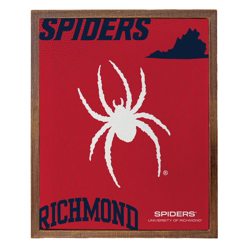 Richmond Spiders Officially Licensed 8" x 10"-Inches Canvas Frame 